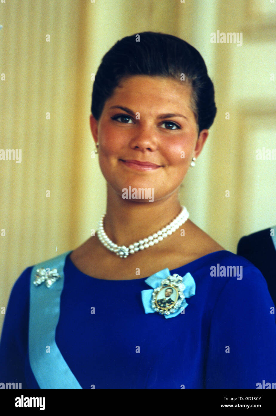 Kronprinzessin Victoria an ihrem 18. Geburtstag Stockfoto