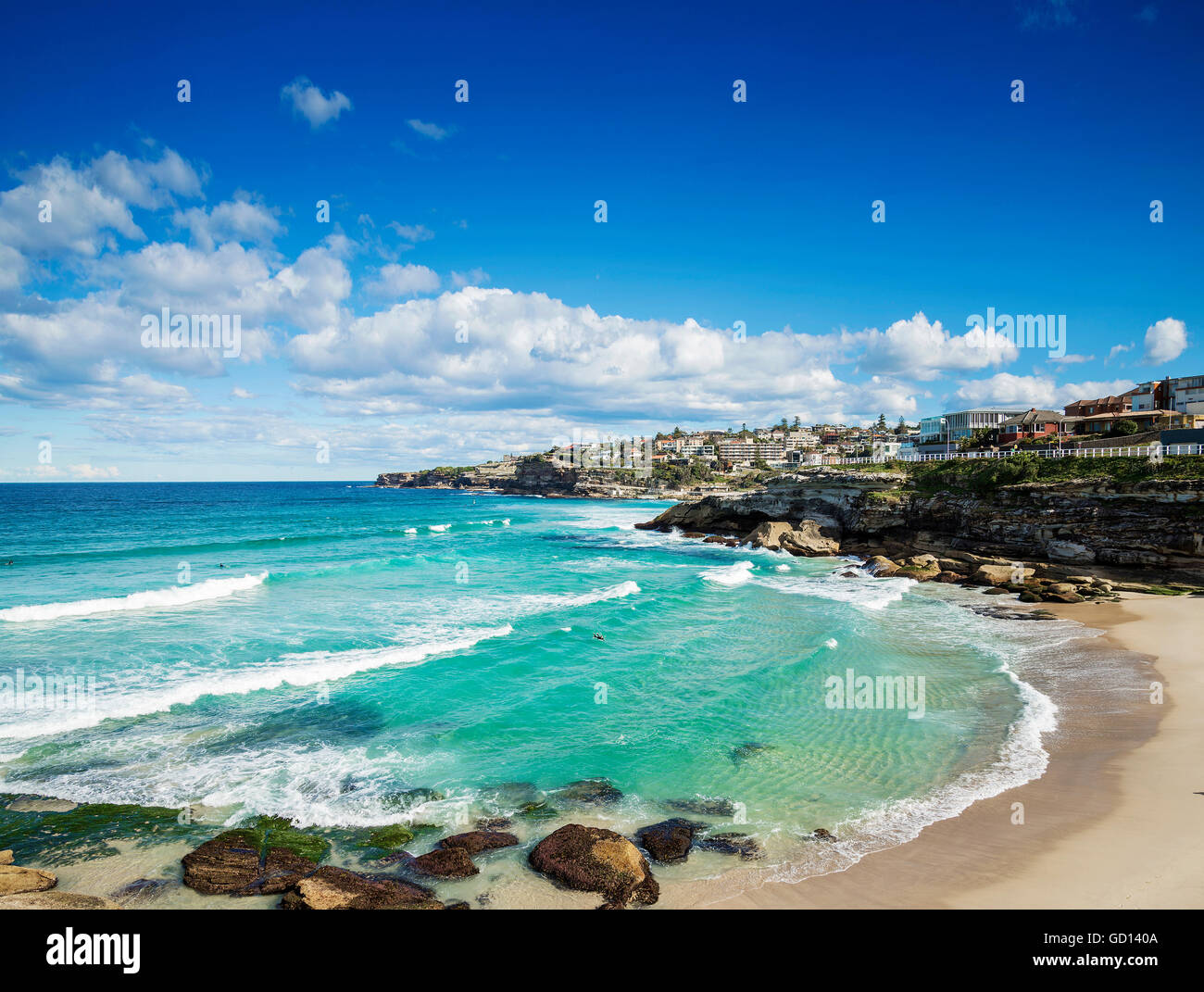 Tamarama Aussicht auf den Strand in der Nähe von Bondi auf Sydney Australien Küste Stockfoto