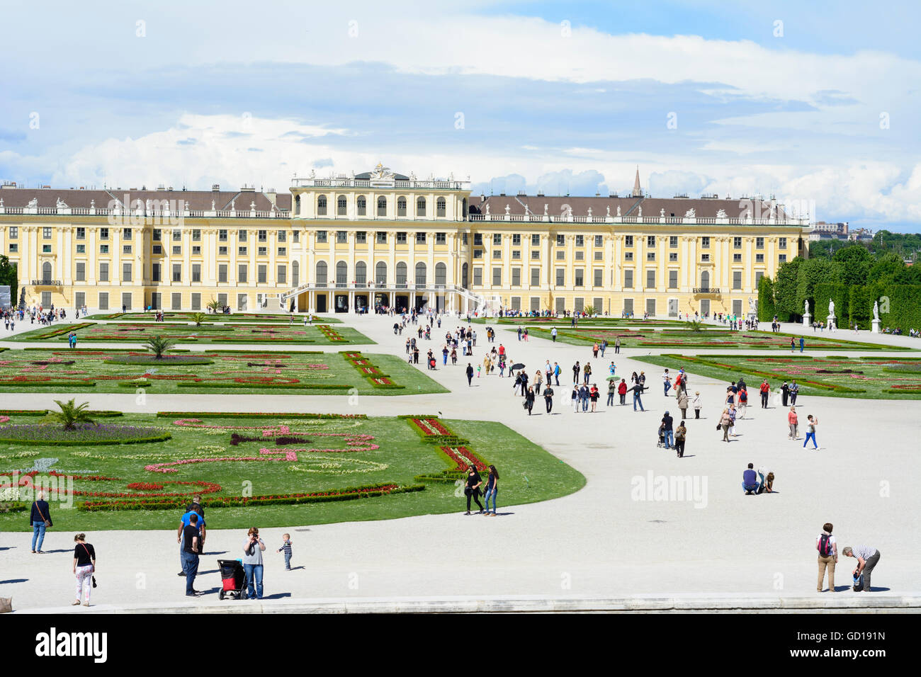 Wien, Wien: Schloss Schönbrunn: Burg, Österreich, Wien, 13. Stockfoto