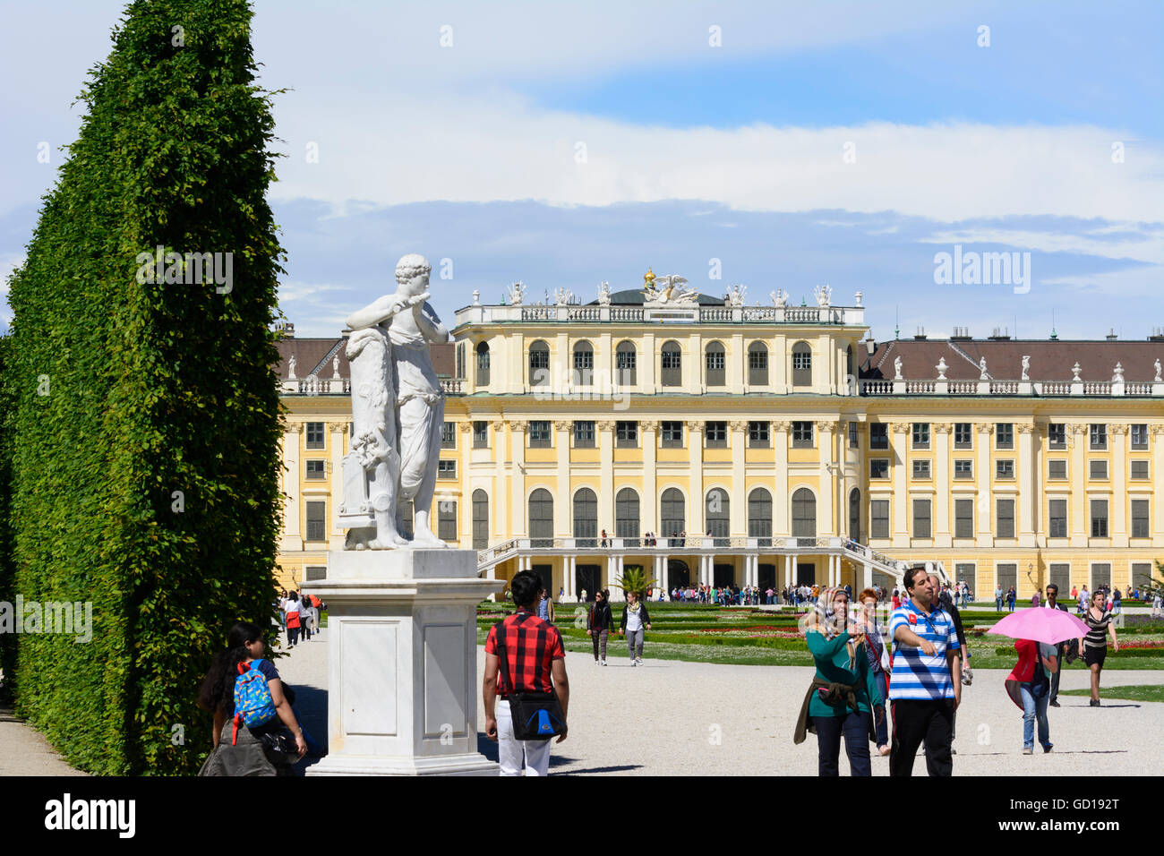 Wien, Wien: Schloss Schönbrunn: Burg, Österreich, Wien, 13. Stockfoto