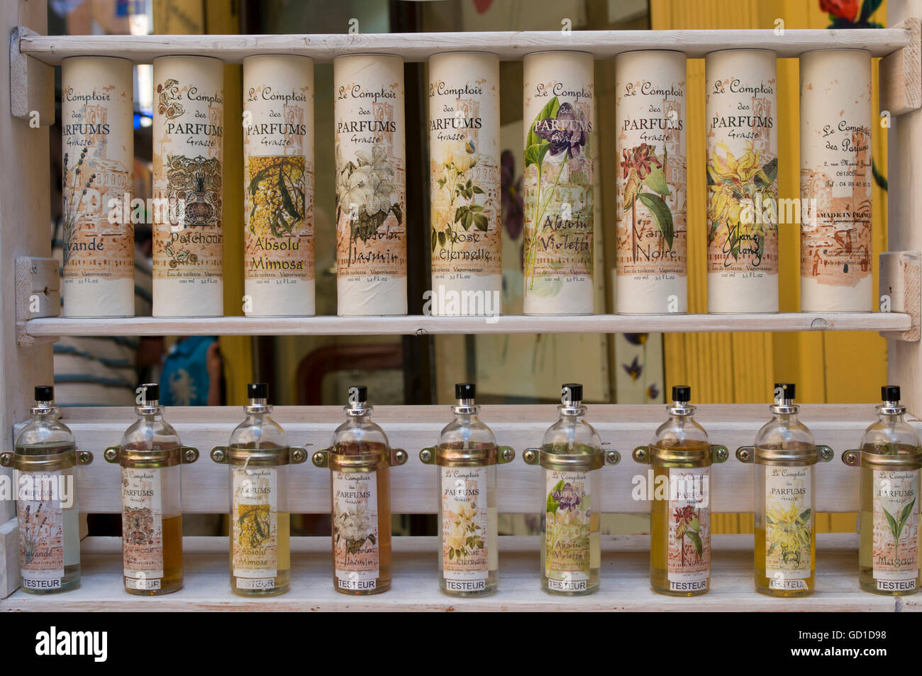 Parfums, Grasse, Provence, Frankreich, Europa Stockfoto