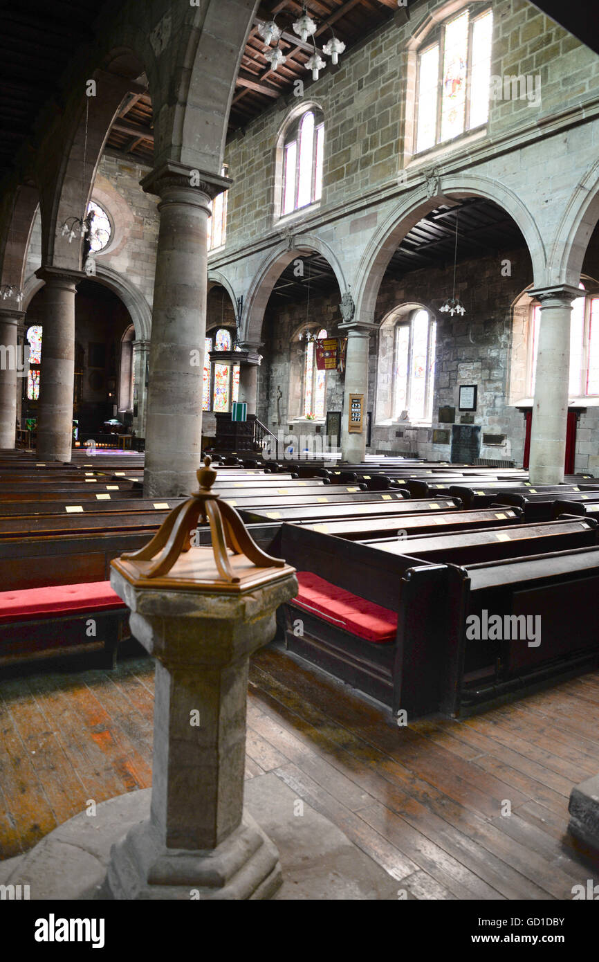 Die Pfarrkirche - Heilige Dreifaltigkeit mit St. Maria, Berwick-upon-Tweed Stockfoto