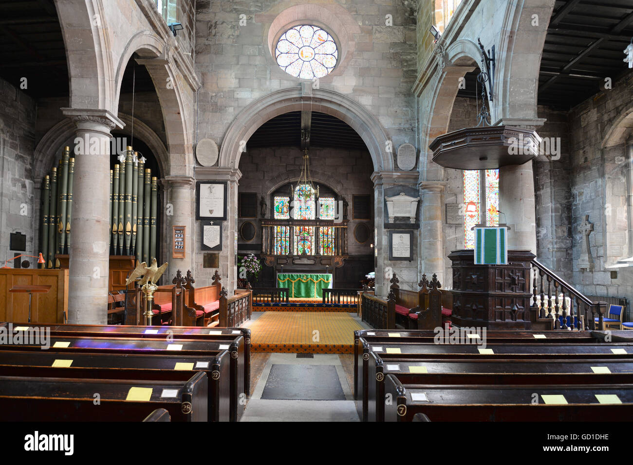 Berwick-Pfarrkirche, errichtet die einzige Pfarrkirche während der Commonwealth von Oliver Cromwell Stockfoto