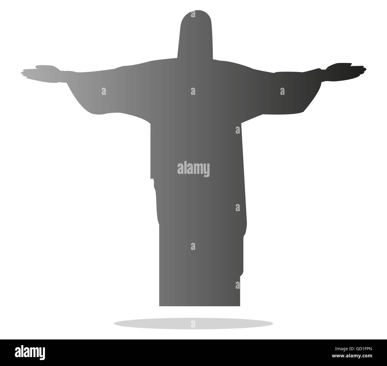 Christus Erlöser Rio De janeiro Stockfoto