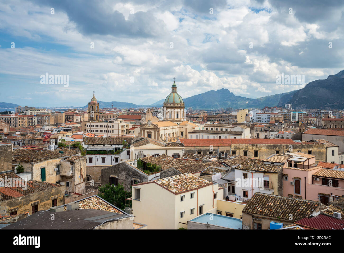 Stadtbild, Palermo, Sizilien, Italien, Europa Stockfoto