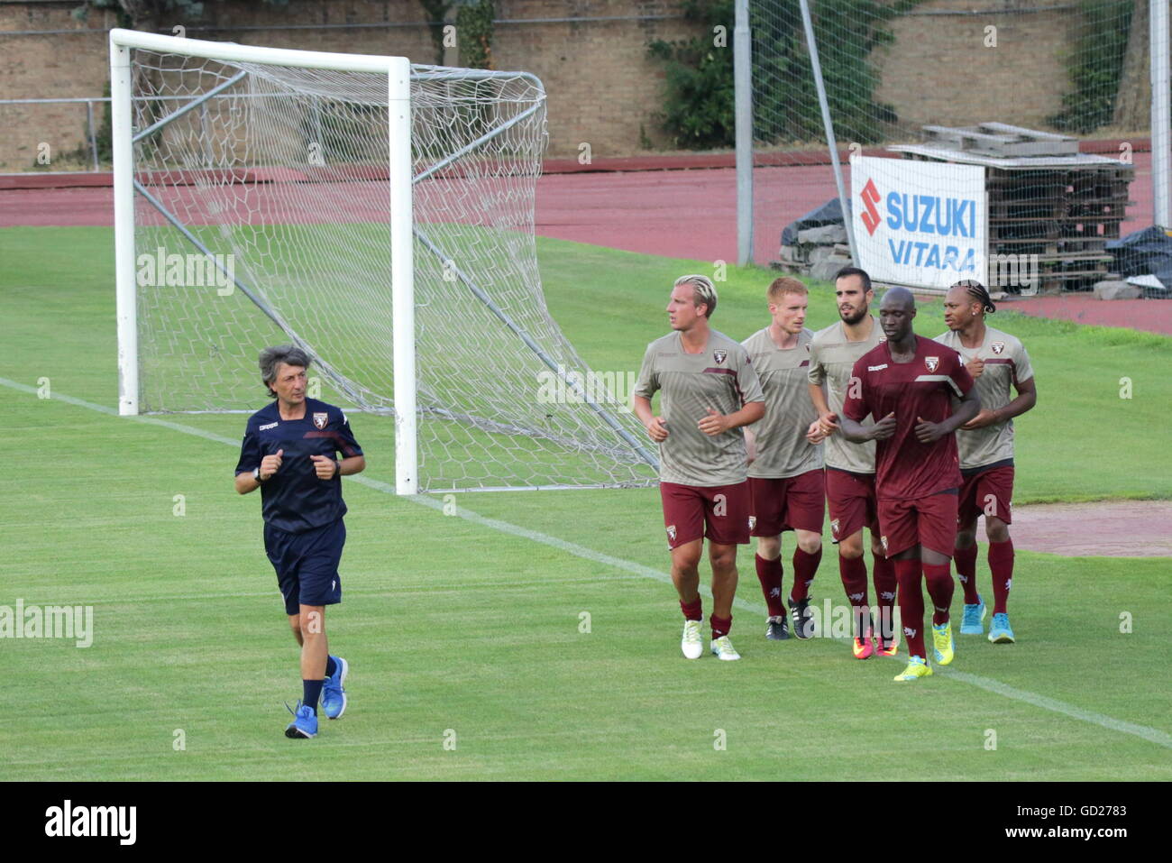 Turin, Italien. 10. Juli 2016. Die italienische Serie A Club Torino hält das erste Training Training der Saison 2016-2017 Sisport Center in Turin. © Massimiliano Ferraro/Pacific Press/Alamy Live-Nachrichten Stockfoto