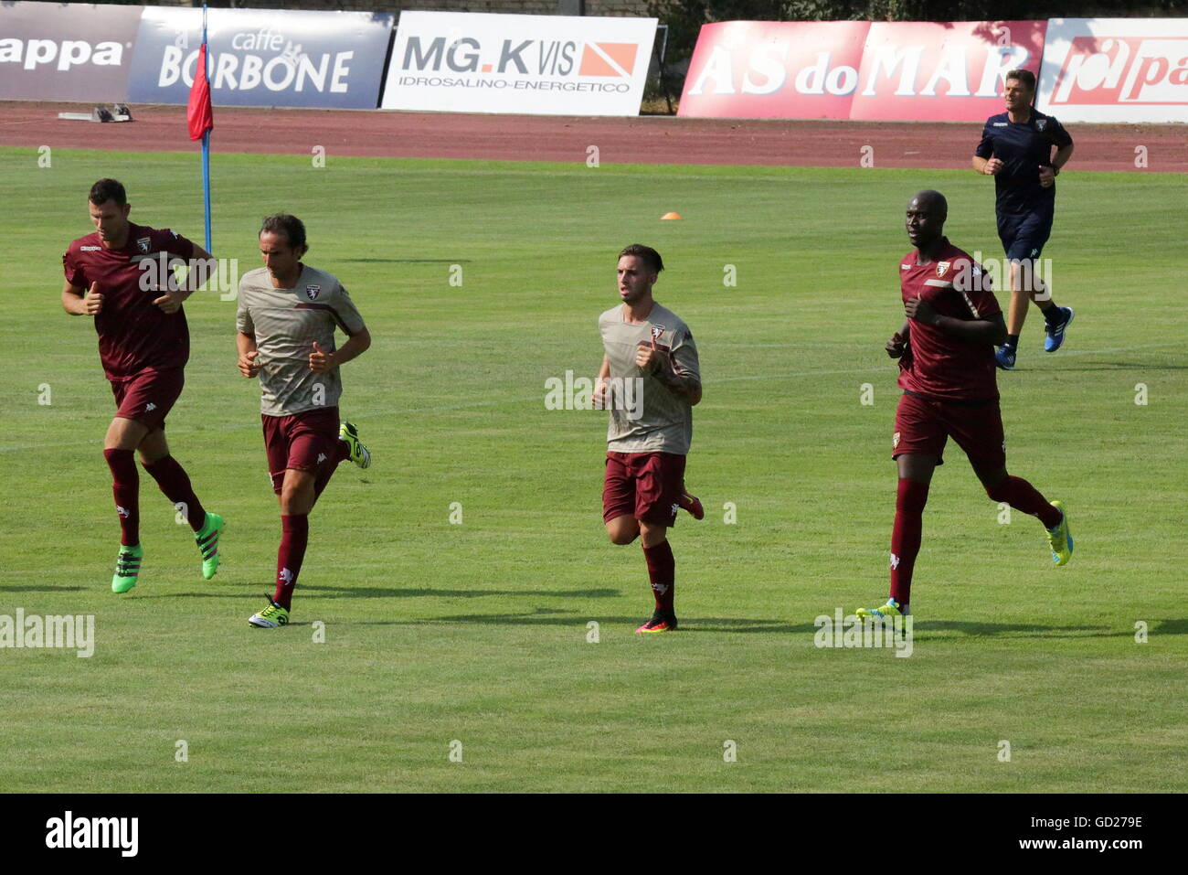 Turin, Italien. 10. Juli 2016. Die italienische Serie A Club Torino hält das erste Training Training der Saison 2016-2017 Sisport Center in Turin. © Massimiliano Ferraro/Pacific Press/Alamy Live-Nachrichten Stockfoto