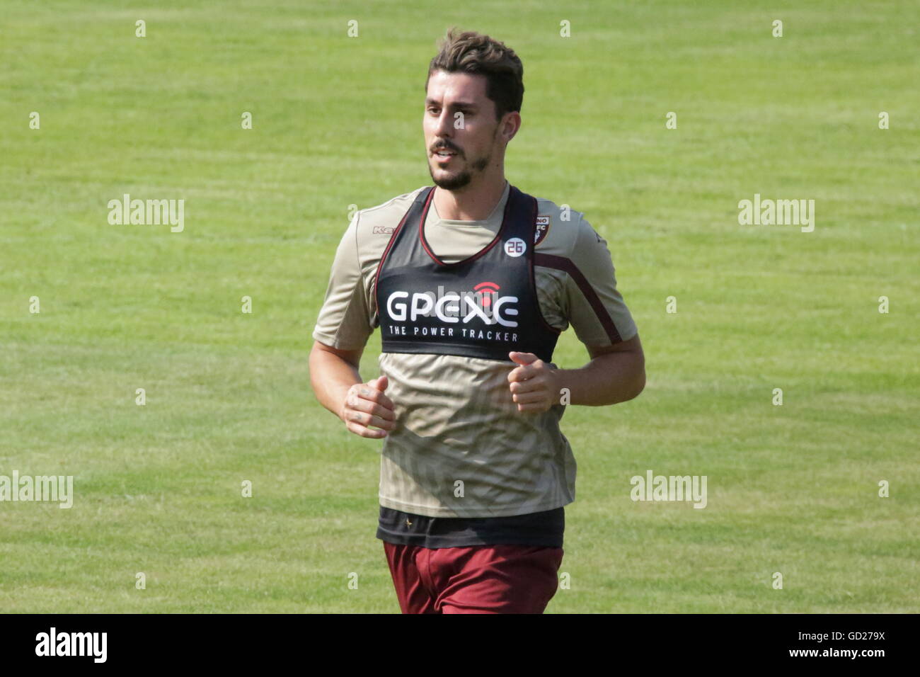 Turin, Italien. 10. Juli 2016. Danilo Avelar während des ersten Trainings von Torino FC Saison 2016-2017. © Massimiliano Ferraro/Pacific Press/Alamy Live-Nachrichten Stockfoto