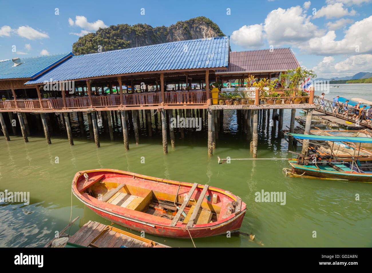 Koh Panyi Dorf Thailand Stockfoto