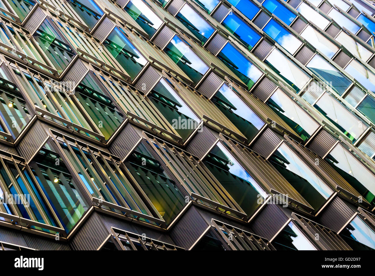 Abstrakt Architektur eines modernen Gebäudes Stockfoto