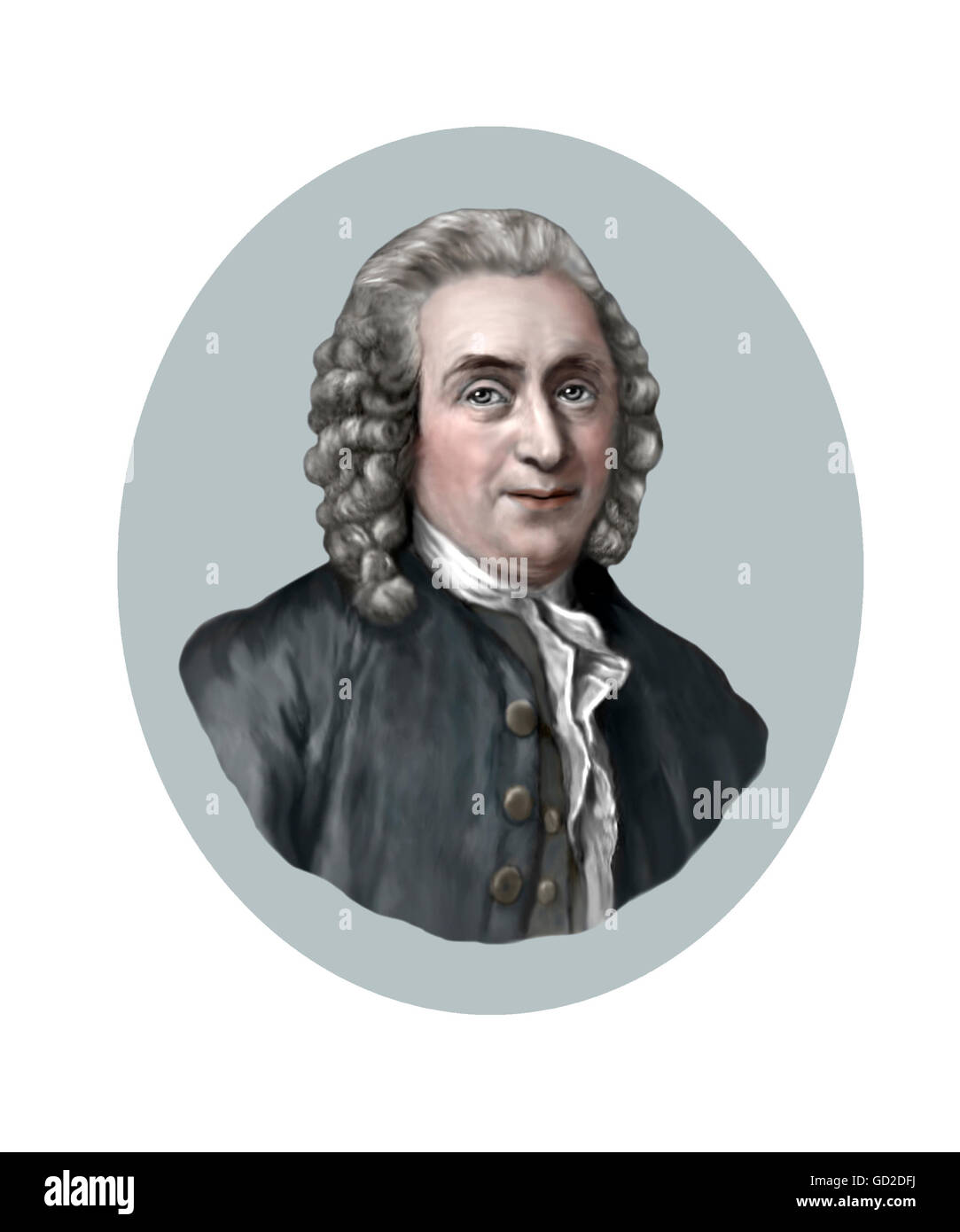 Carolus Linnaeus, 1707-1778, Naturforscher, Botaniker Stockfoto