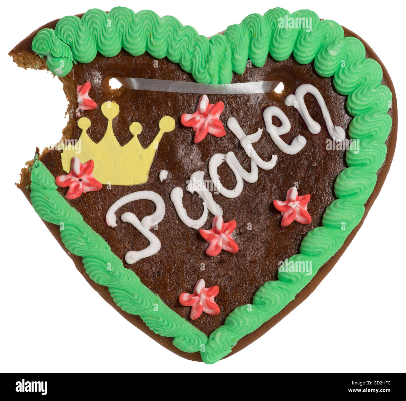 Lebensmittel, Lebkuchen, mit der Aufschrift 'Piraten', Deutschland, 2012, Zusatzrechte-Clearences-nicht vorhanden Stockfoto
