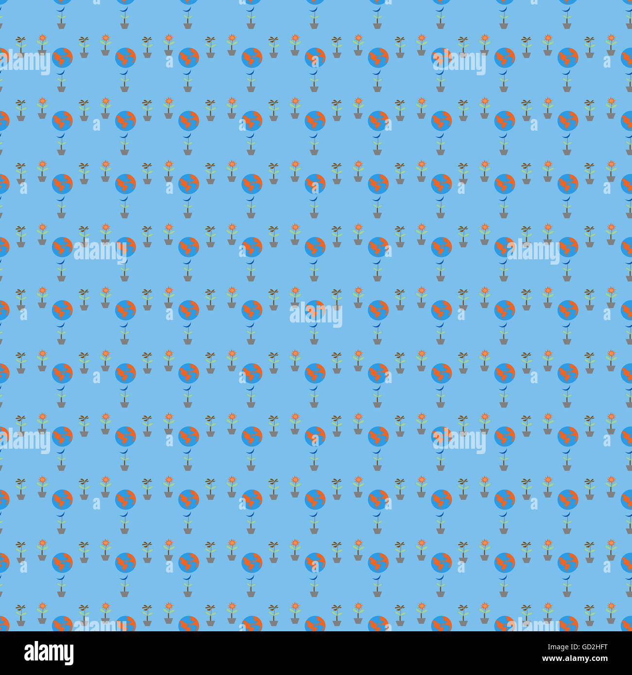 Rettung der Erde-Konzept erstellt grafische Muster auf blaue Farbe für die Verwendung als Web-Hintergrund Stockfoto