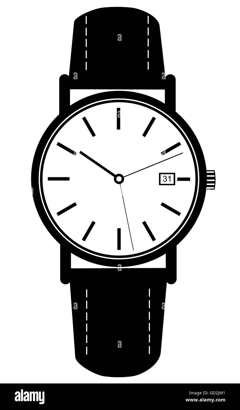 Klassischer Luxus Mechaniker Business Stil Hand Uhren Stockfoto
