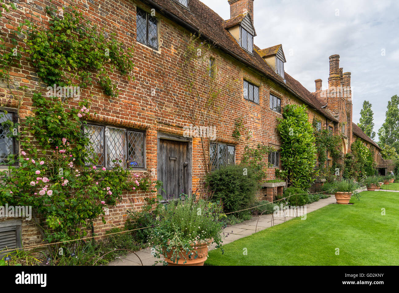 Sissinghurst Hausgarten und Kinderzimmer Stockfoto