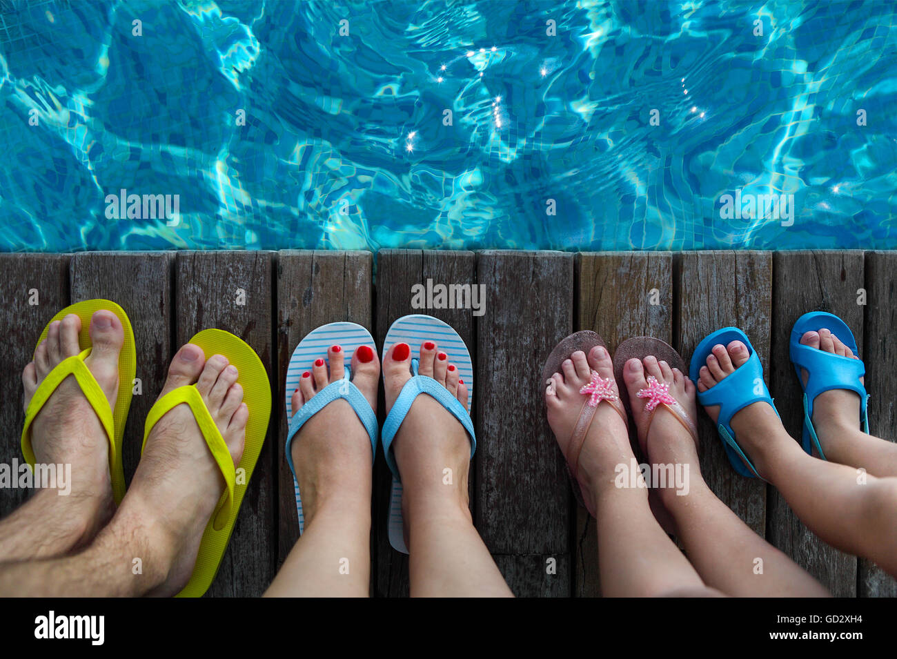 Pink Platform Flip Flops Stockfotos und -bilder Kaufen - Alamy