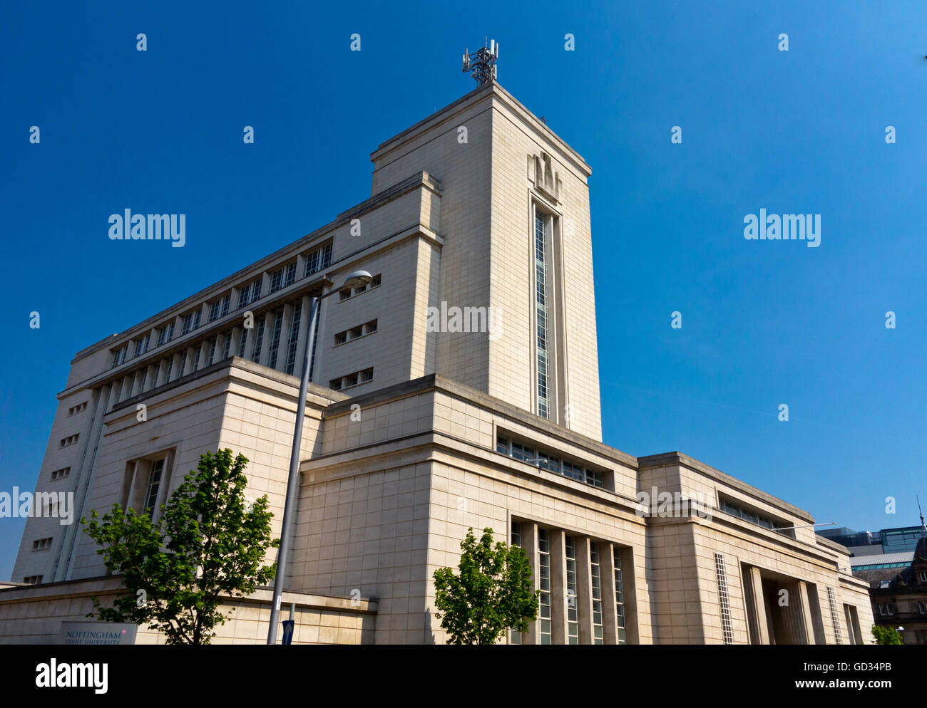 Der Newton Gebäude Teil des Campus der Nottingham Trent University in Nottingham City Centre England UK Stockfoto