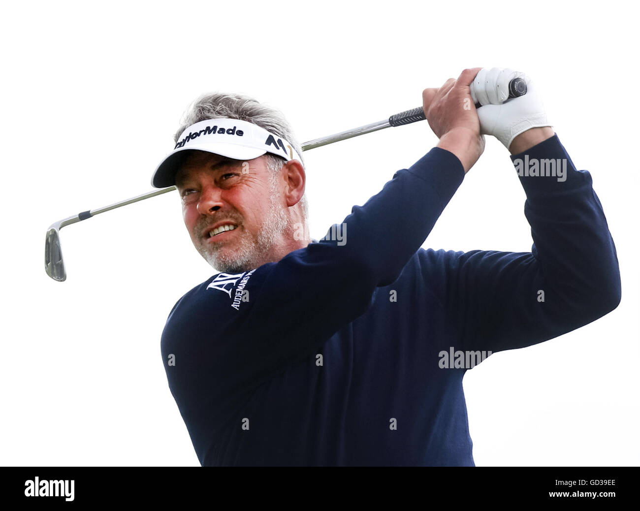 Northern Ireland Darren Clarke während der 2. Trainingstag im Royal Troon Golf Club, South Ayrshire. PRESSEVERBAND Foto. Bild Datum: Montag, 11. Juli 2016. Vgl. PA Geschichte GOLF Open. Bildnachweis sollte lauten: Danny Lawson/PA Wire. Einschränkungen: Nur zur redaktionellen Verwendung. Keine kommerzielle Nutzung. Kein Weiterverkauf. Standbild-Gebrauch bestimmt. Die Open Championship Logo und klare Verbindung zu The Open Website (TheOpen.com) auf Website-Veröffentlichung enthalten sein. Rufen Sie + 44 (0) 1158 447447 für weitere Informationen... Stockfoto