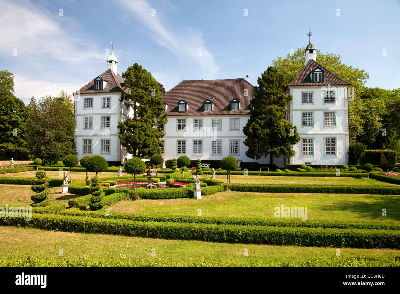 Gut Panker Manor, Kerkermeister, Panker, Schleswig-Holstein Stockfoto