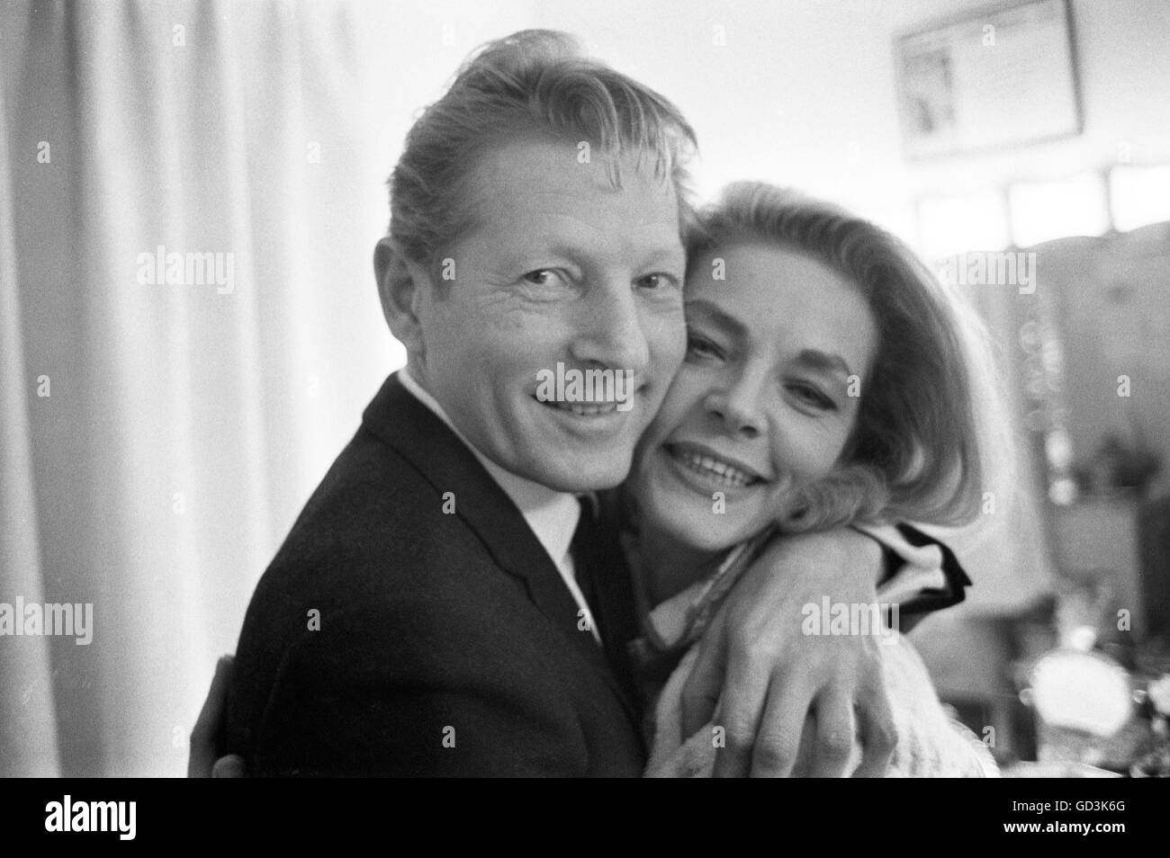 Danny Kaye und Lauren Bacall Stockfoto