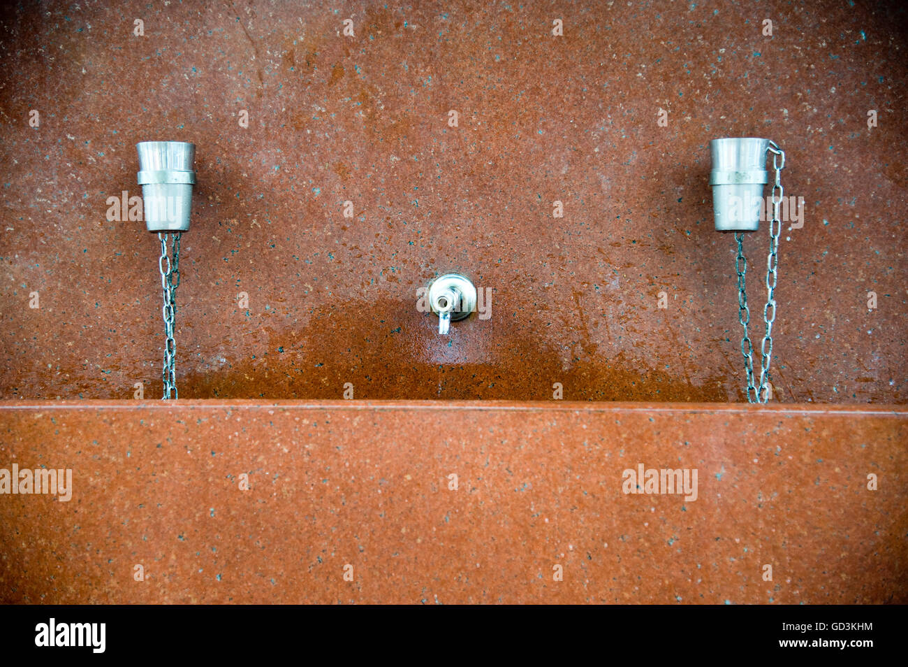 Pyau kostenloses kühles Trinkwasser, Nasik, Maharashtra, Indien, Asien Stockfoto