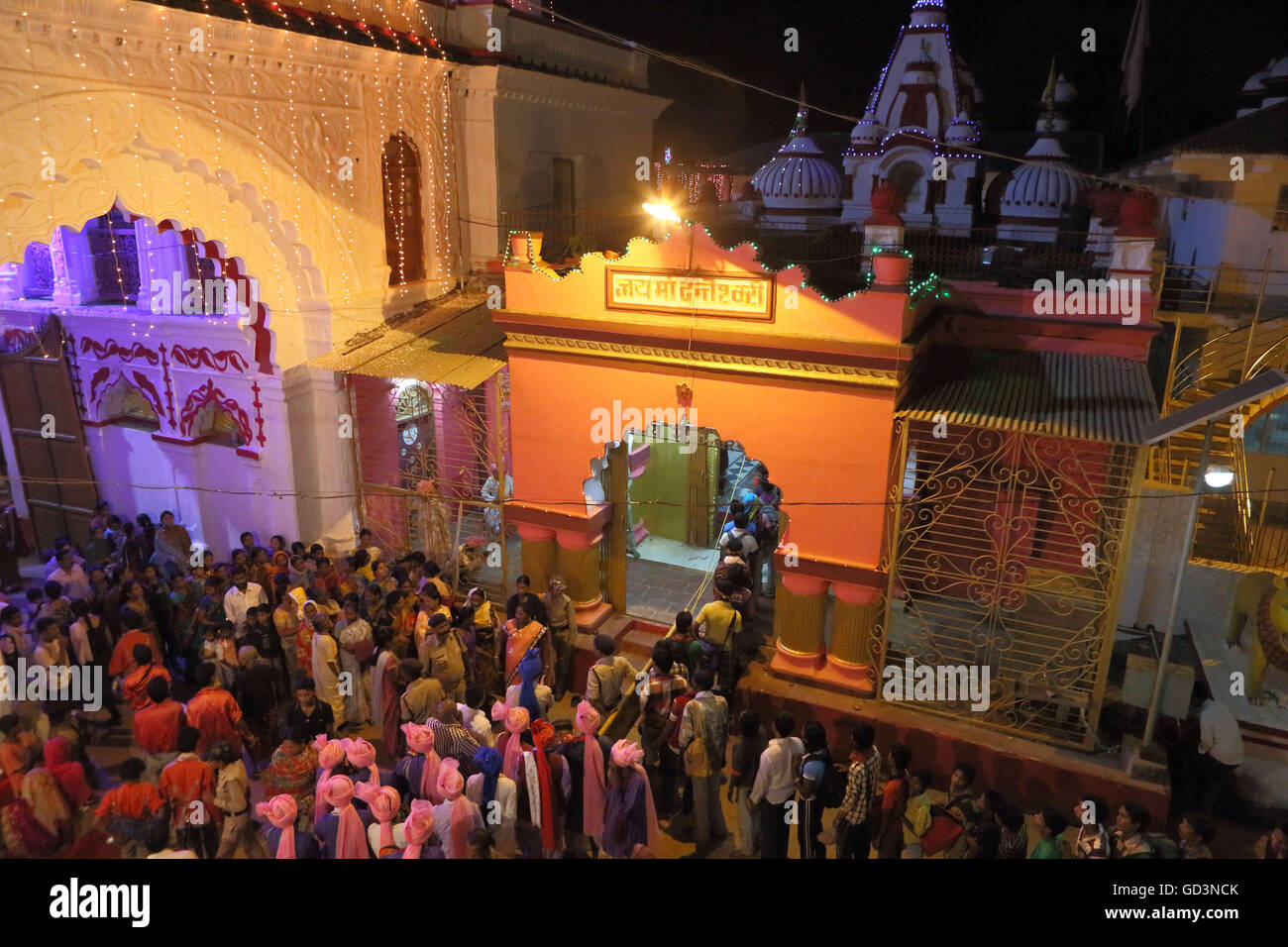 Danteshwari Tempel, Jagdalpur, Bastar, Chhattisgarh, Indien, Asien Stockfoto