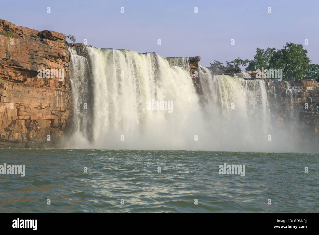 Chitrakot Wasserfälle, Bastar, Chhattisgarh, Indien, Asien Stockfoto