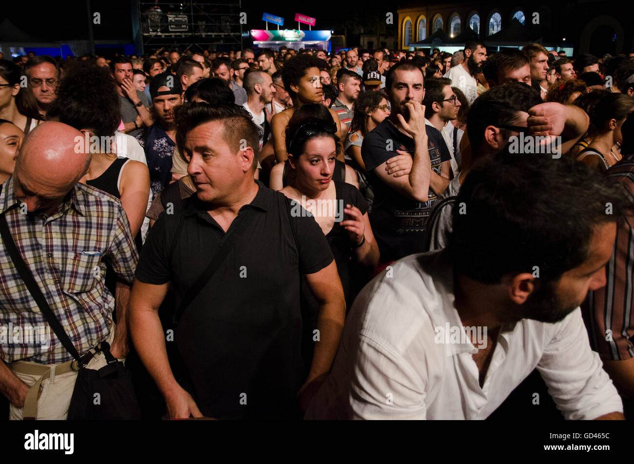 Turin, Italien. 12. Juli 2016. anohni bei Blumen Festival am 12. Juli 2016 in Turin, Italien Credit: schwarz Mail presse/alamy leben Nachrichten Stockfoto