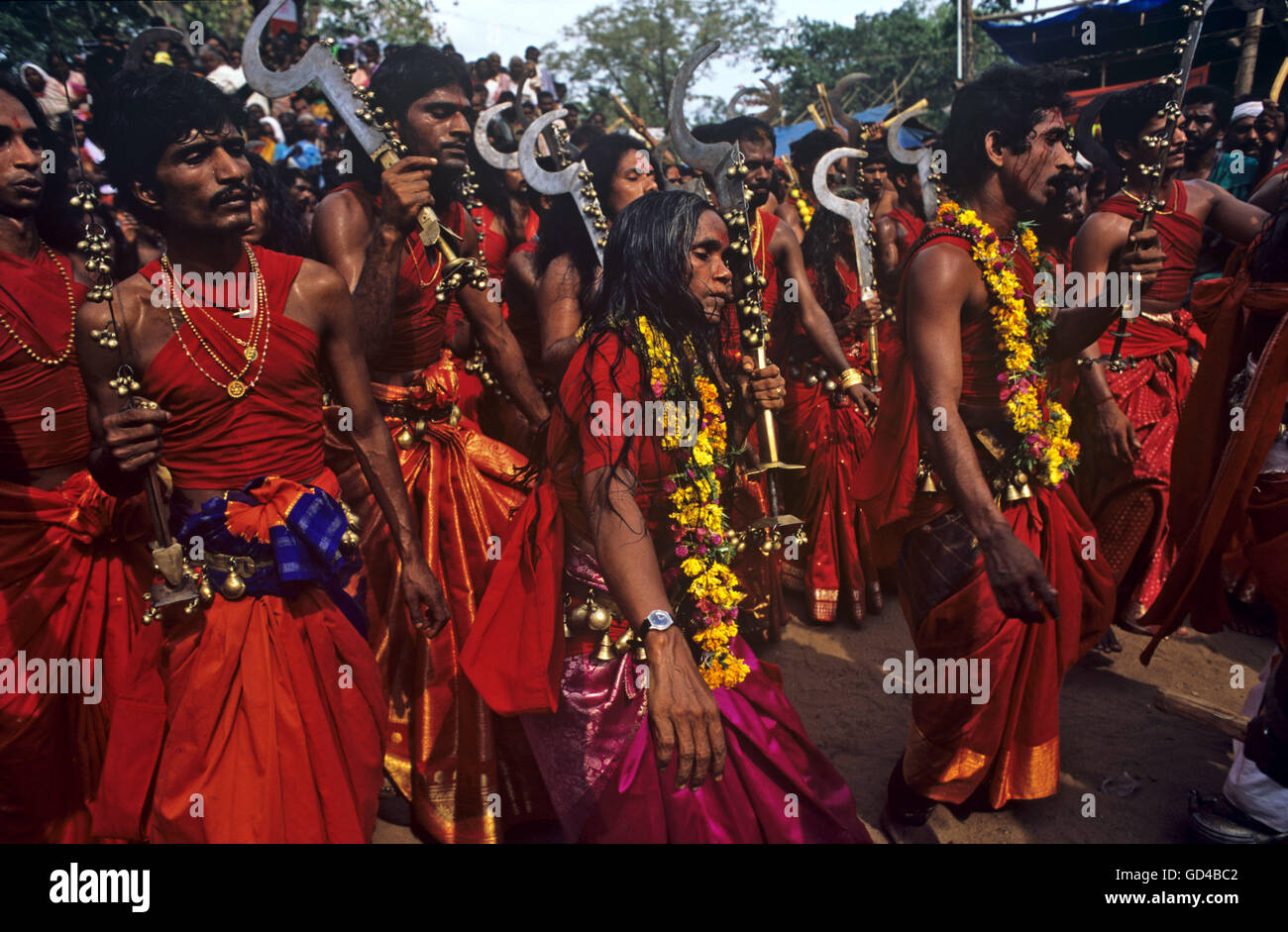 Bharani-festival Stockfoto