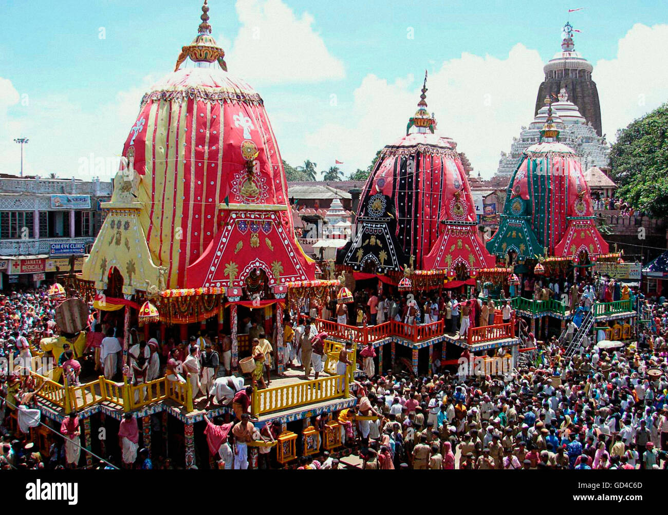 Rath Yatra Festival Stockfoto Rath Yatra Festival Stockfoto