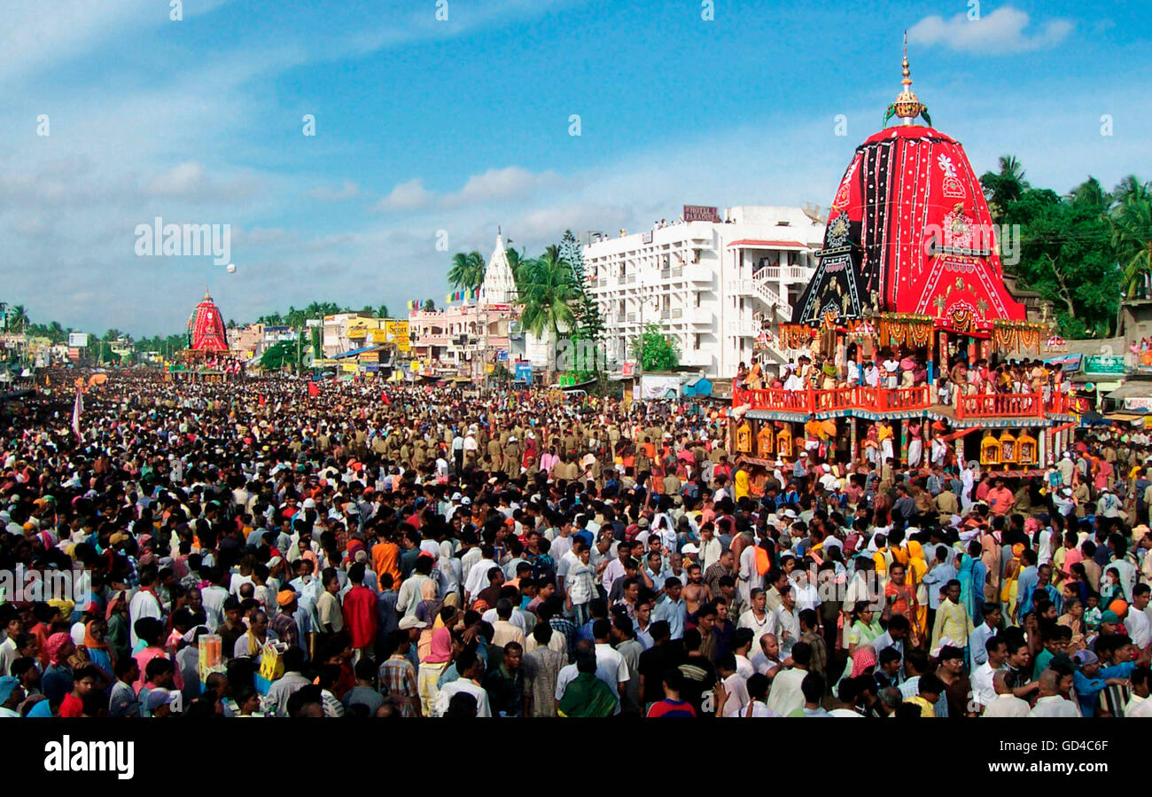 Rath Yatra Festival Stockfoto Rath Yatra Festival Stockfoto