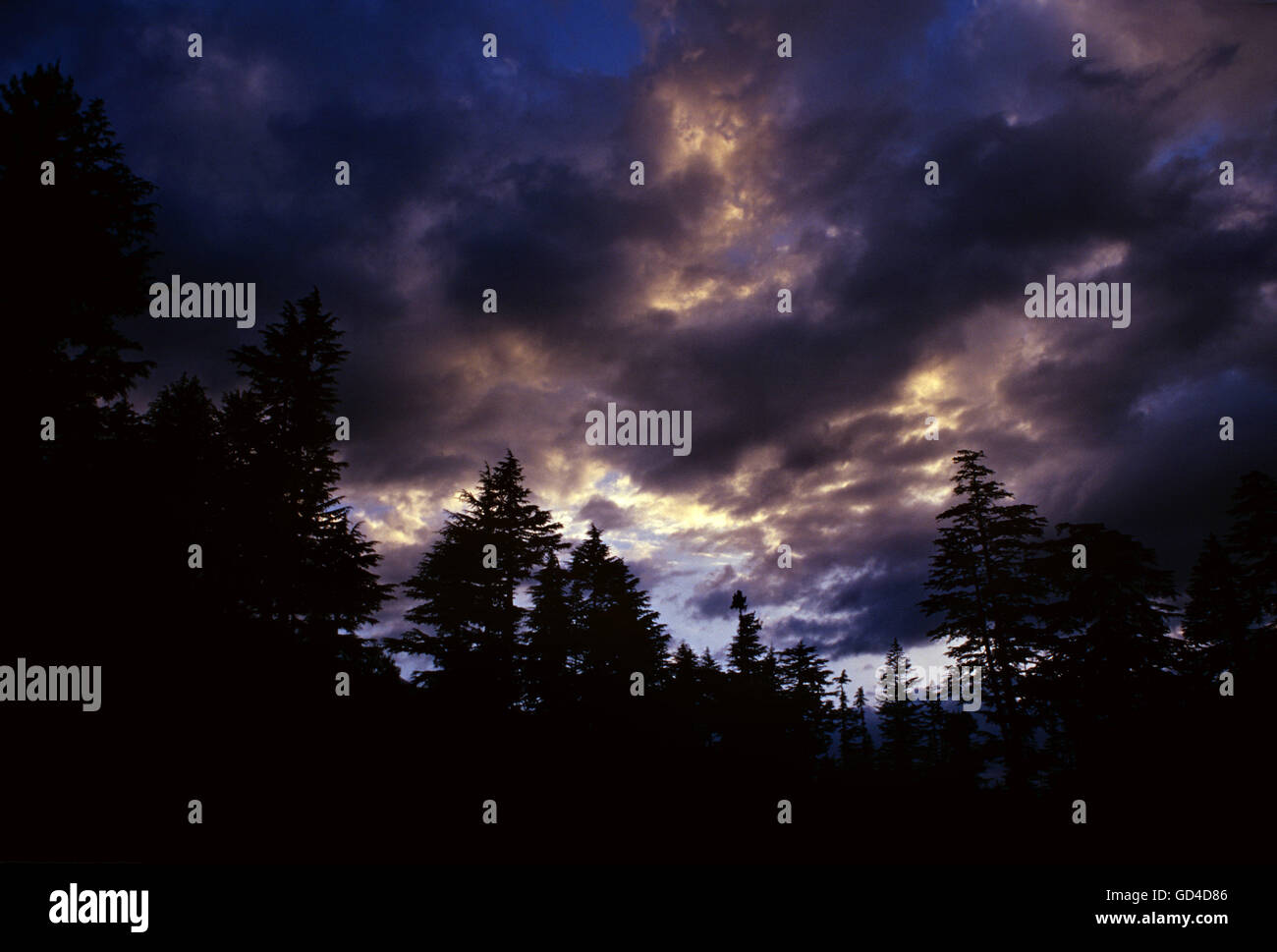 Sonnenuntergang Stockfoto