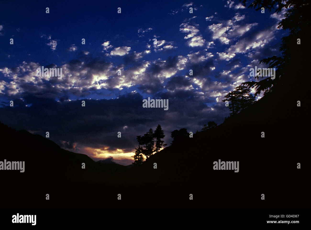 Sonnenuntergang Stockfoto