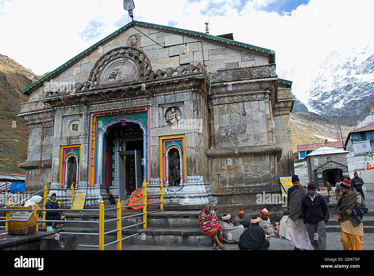 Kedarnath Tempel Stockfoto