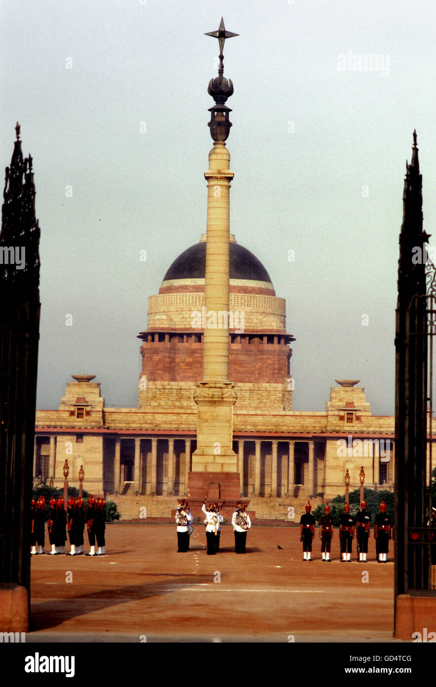 Haus des Präsidenten, Rashtrapati Bhavan Stockfoto