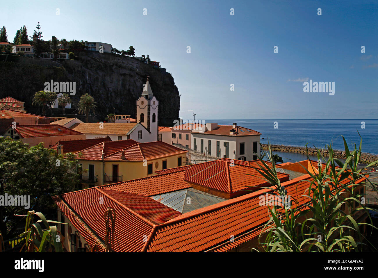 Historische Altstadt, Kirche Ingreja Nossa Senhora da Luz, Ponta do Sol, Insel Madeira, Portugal Stockfoto