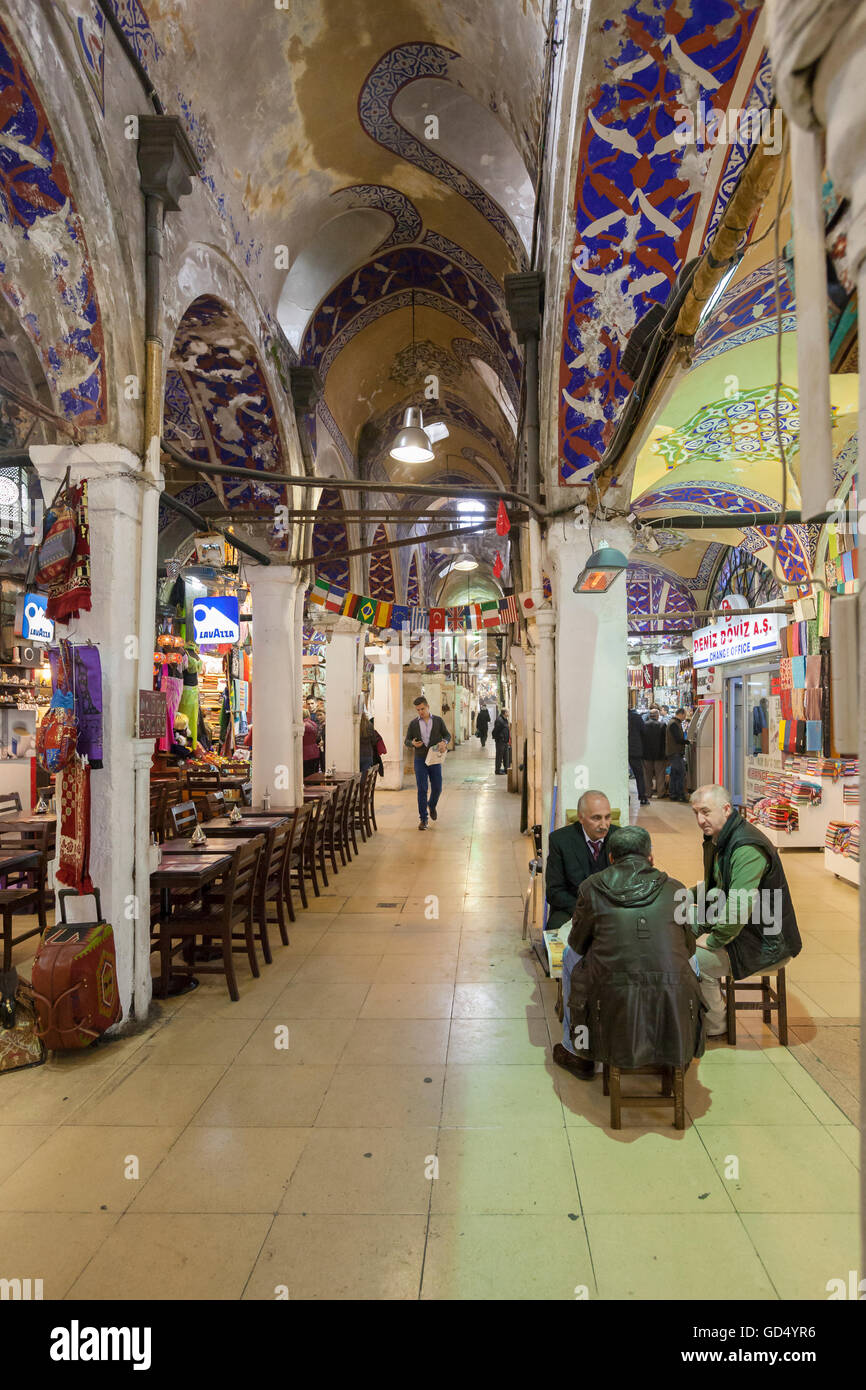 Der große Basar in Istanbul, Türkei Stockfoto