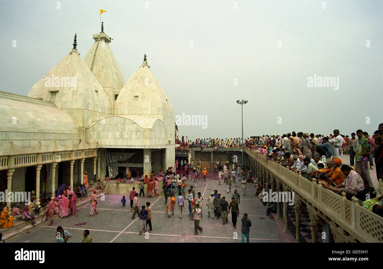 Radha Krishna Tempel Stockfoto