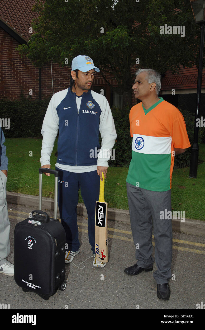 Mahendra Singh Dhoni Stockfoto