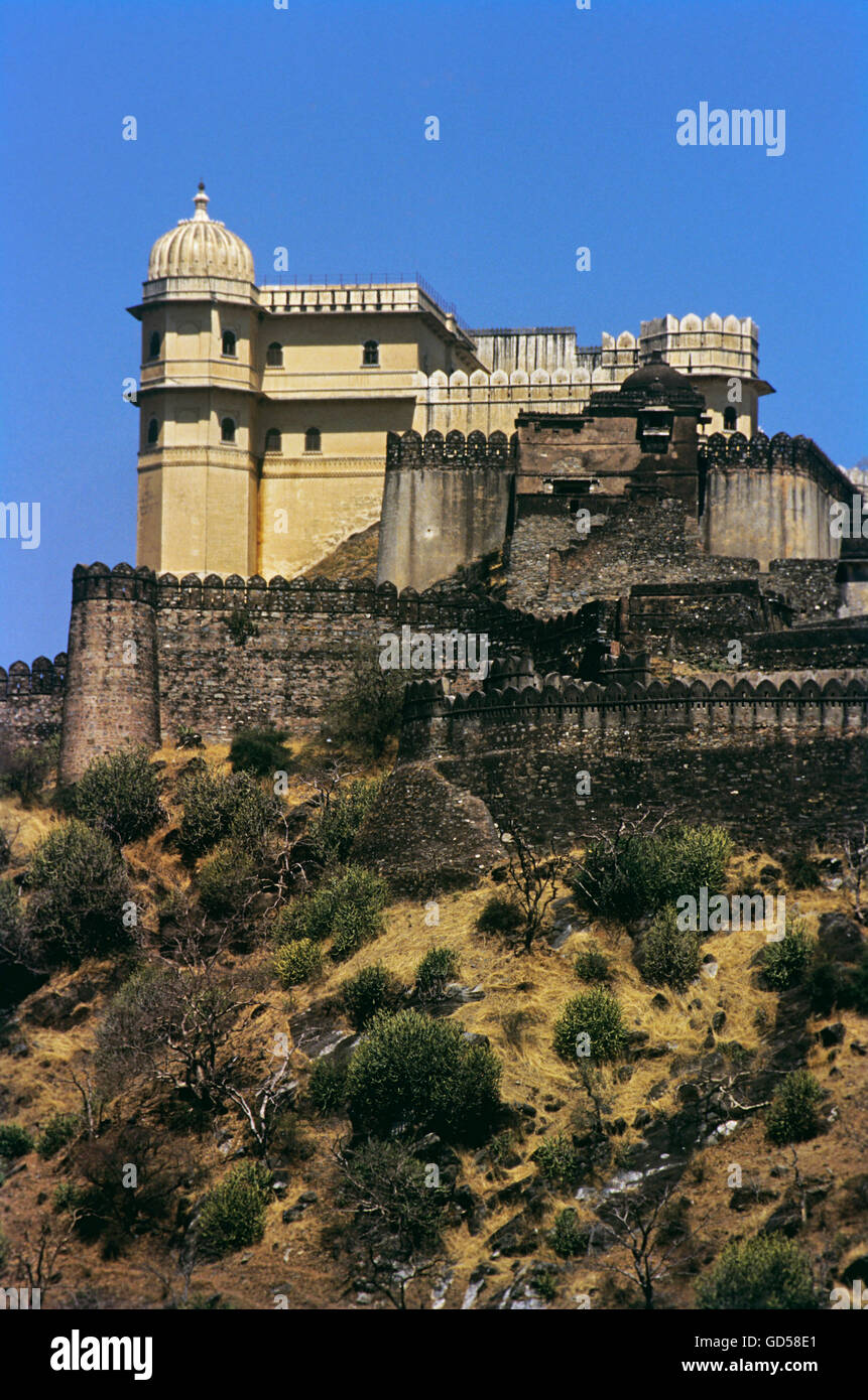 Kumbhalgarh Fort Stockfoto