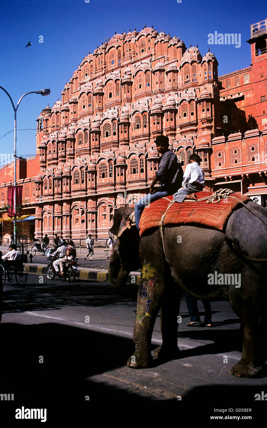 Hawa Mahal Stockfoto