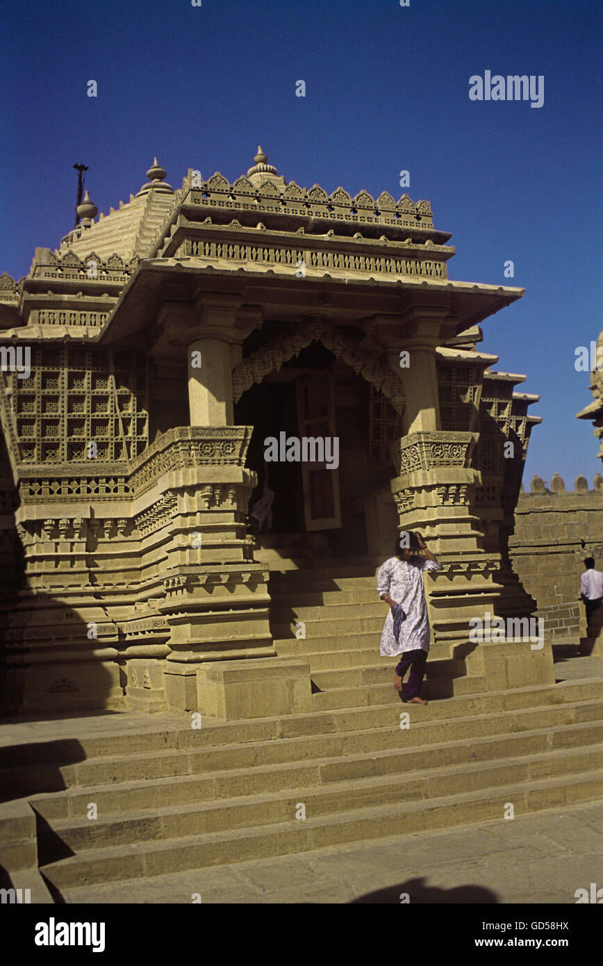Ludwara Jain-Tempel Stockfoto