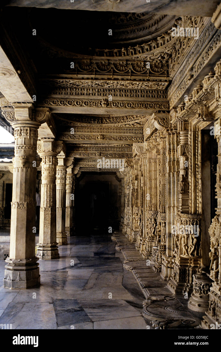 Dilwara Jain-Tempel Stockfoto
