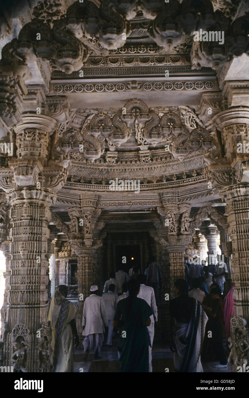 Dilwara Jain-Tempel Stockfoto