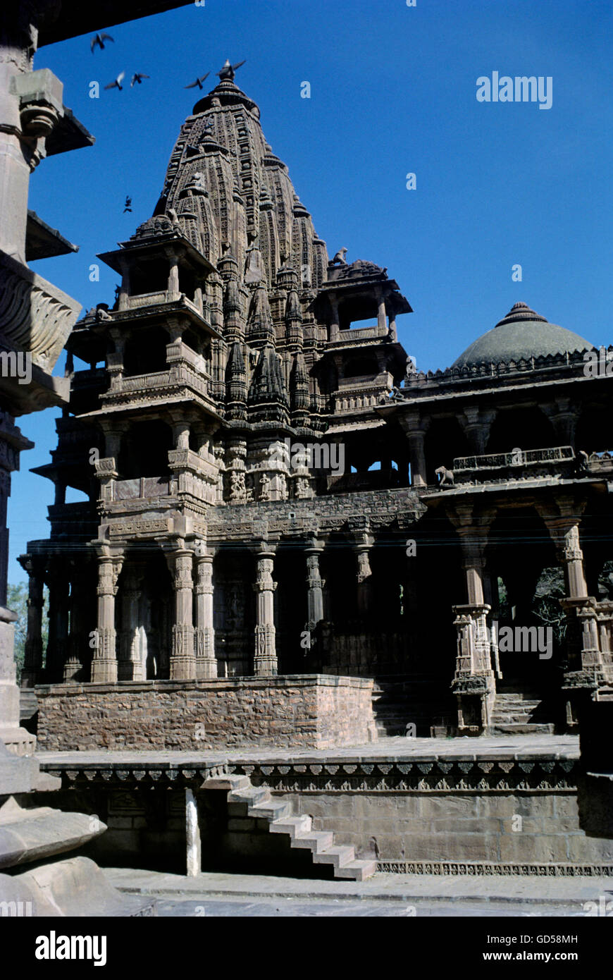 Tempel in Mandore Stockfoto