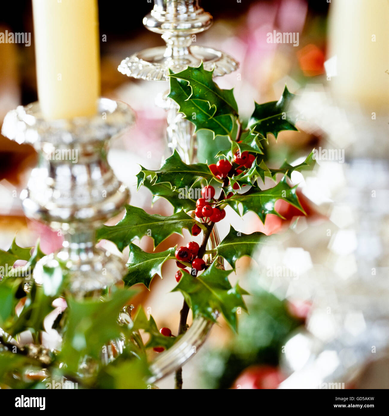 Weihnachtstisch Stockfoto