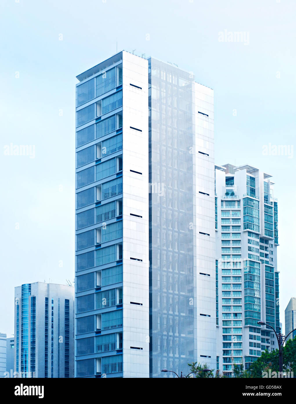 Bauwerk in Kuala Lumpur-Business-Center. Malaysien Stockfoto