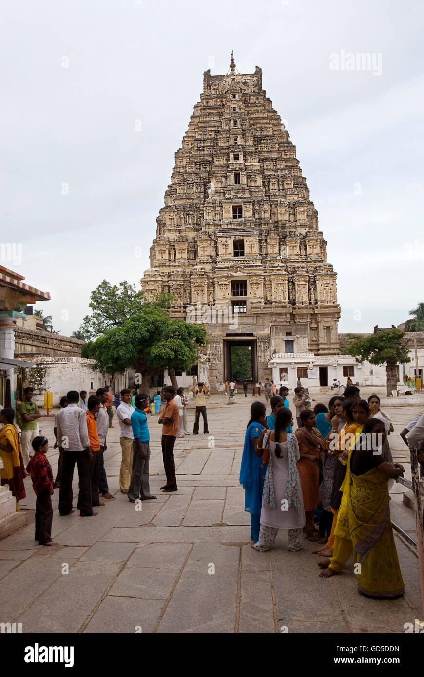 Virupaksha Tempel Stockfoto
