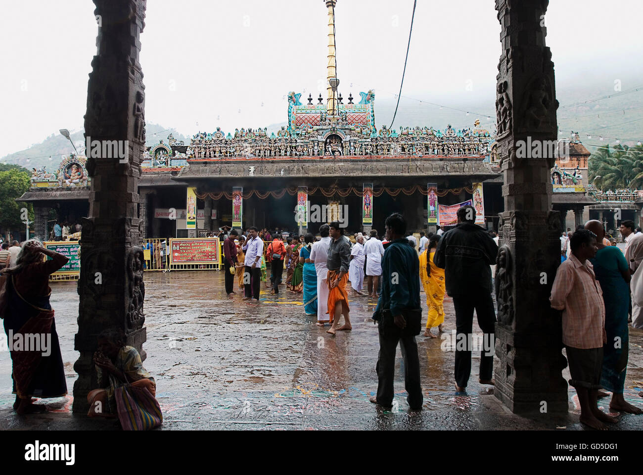 Arunachaleswara Tempel Stockfoto