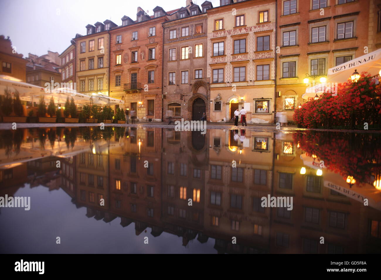 die Altstadt in Warschau in Polen, Ost-Europa. Stockfoto